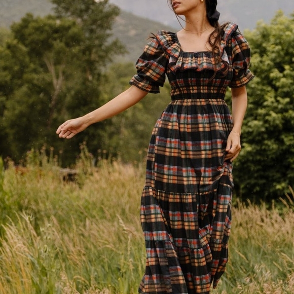 Ivy City Co Dresses & Skirts - Ivy City Co Gracie Dress Plaid Medium M